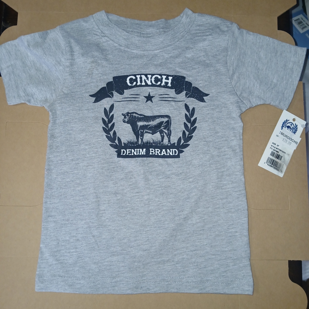 Cinch Kids Gray T-Shirt